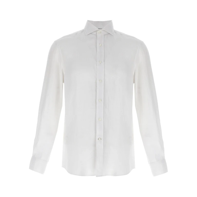 Brunello Cucinelli White Linen Blouse - Men