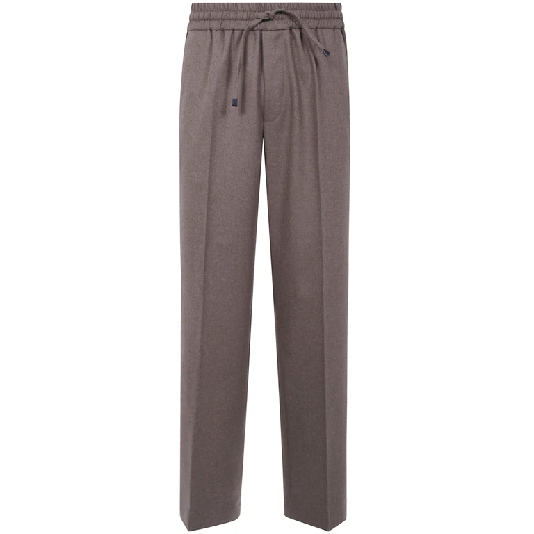 Pants Elastic Waist Flannel