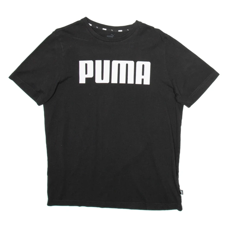 PUMA Mens T-Shirt Black M (GG1-211124-19362)
