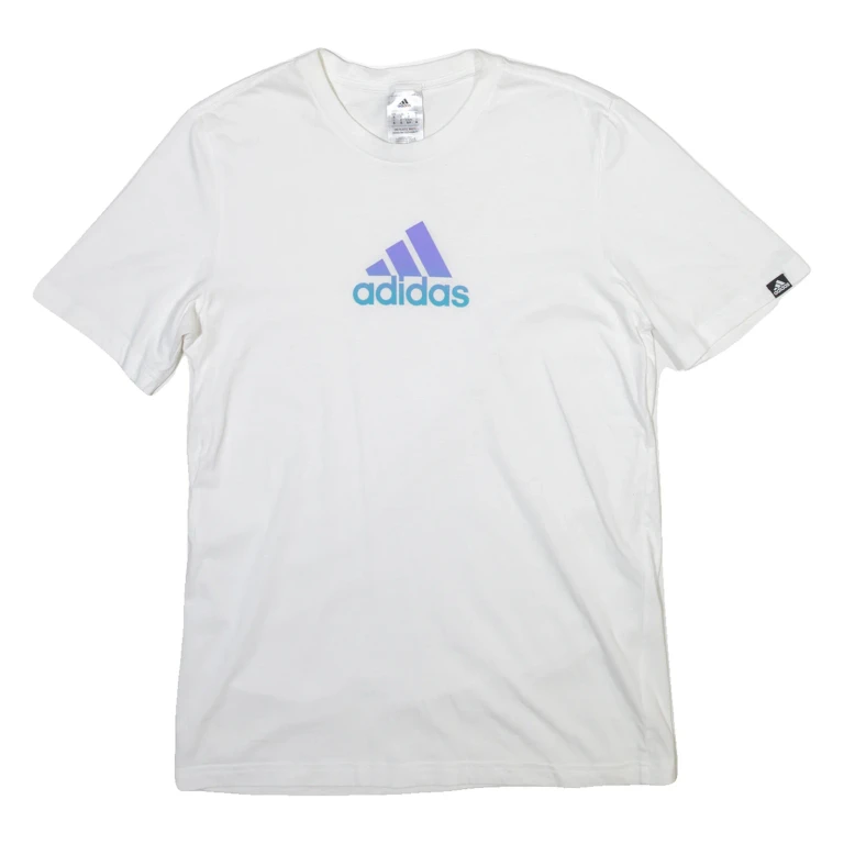 ADIDAS Mens T-Shirt White S