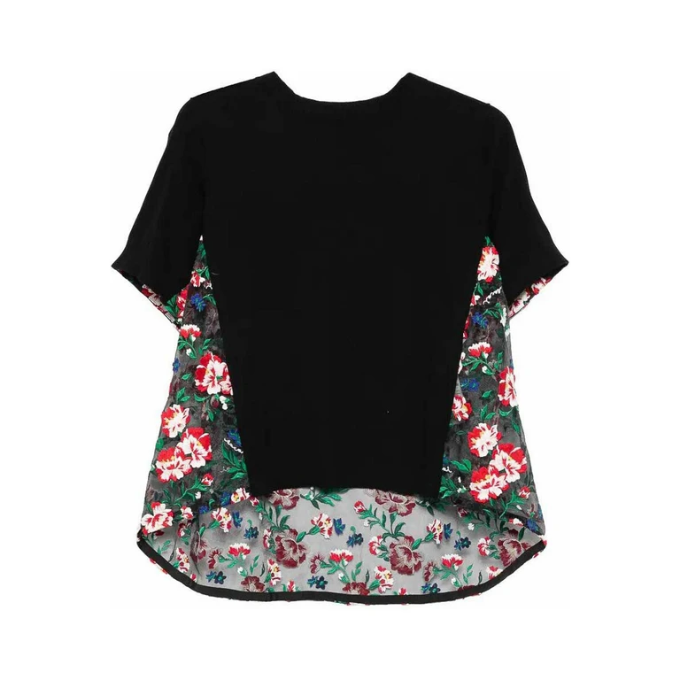 Sacai Pull Col Rond - Noir (2608533BLACK)