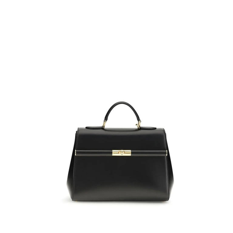 Dolce & Gabbana Black Leather Marlene Handbag
