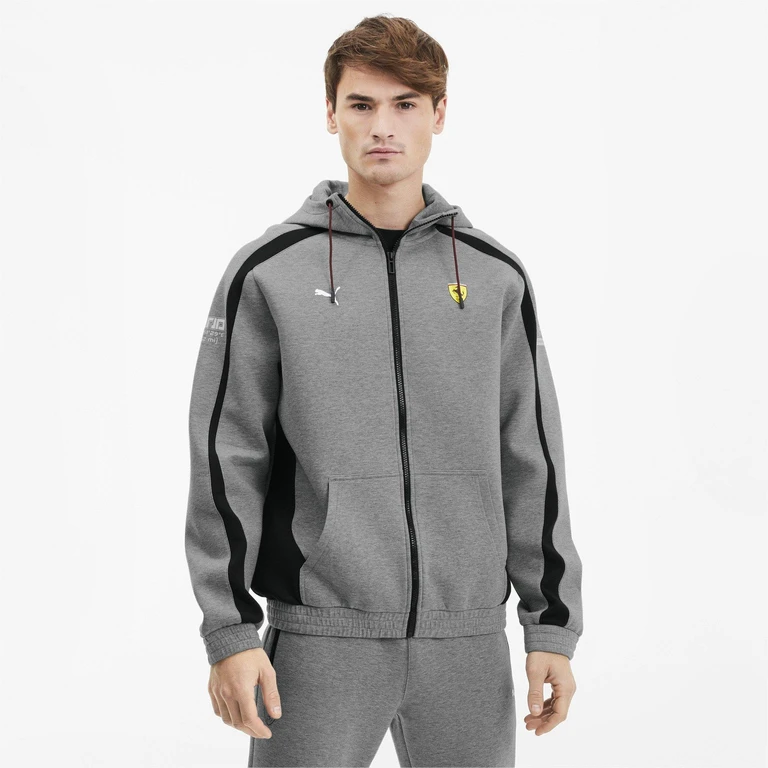 Men's Sf Ferrari Hooded Sweat Jacket