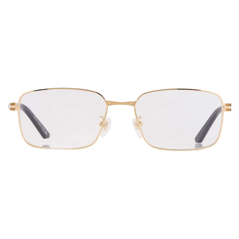 Cartier Santos de Cartier Demo Rectangular Mens Eyeglasses CT0555OA 001 55