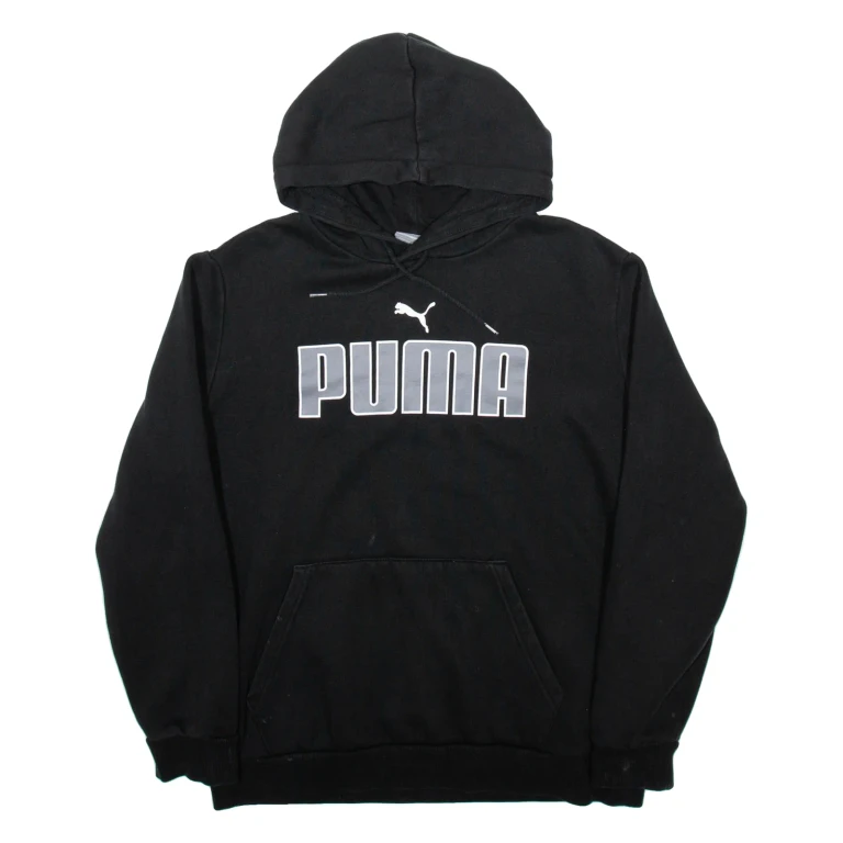 PUMA Mens Black Hoodie M