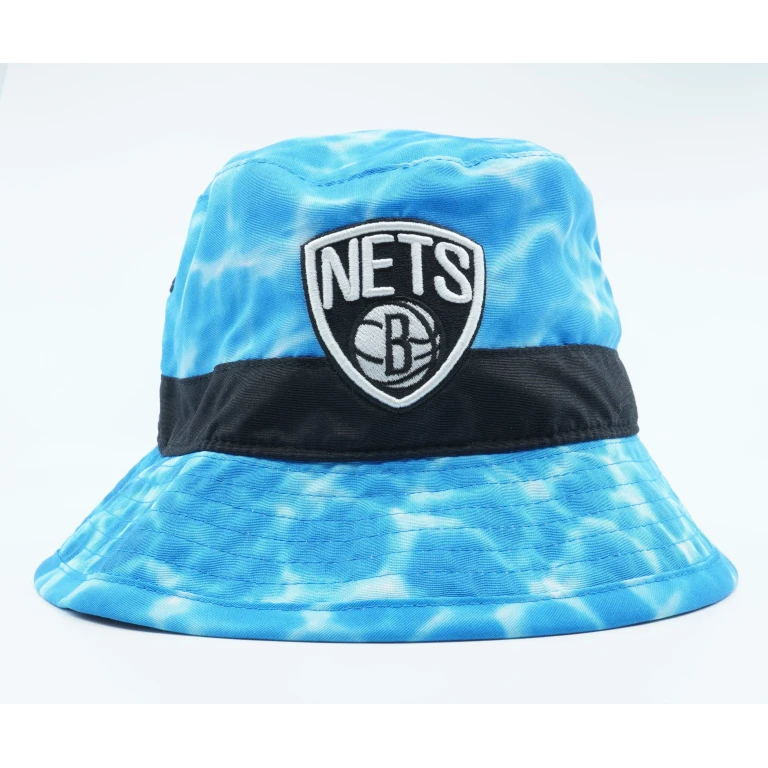Men's NBA Brooklyn Nets Surf Camo Bucket Hat Hats