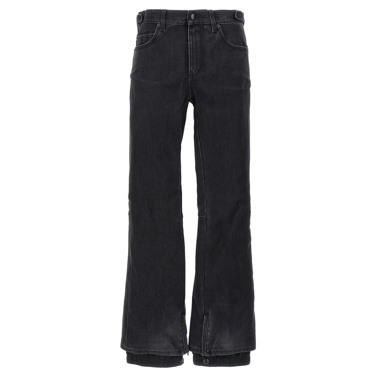 Balenciaga Black Cotton Flared Jeans Clothing - Women