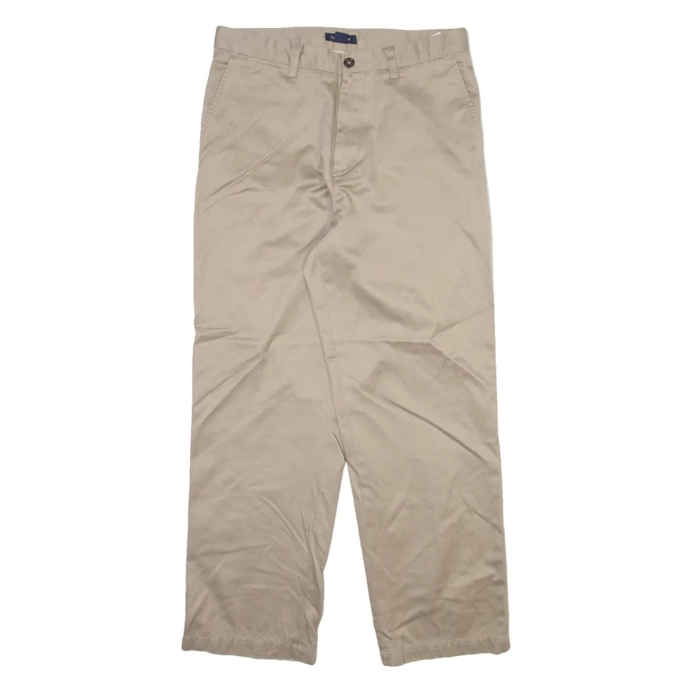 NAUTICA Mens Trousers Beige Regular Straight W33 L30