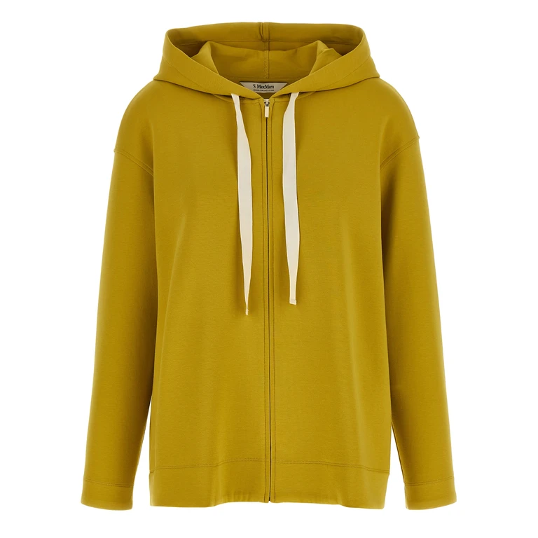 'S Max Mara Bicolor Cotton Hoodie Clothing - Women