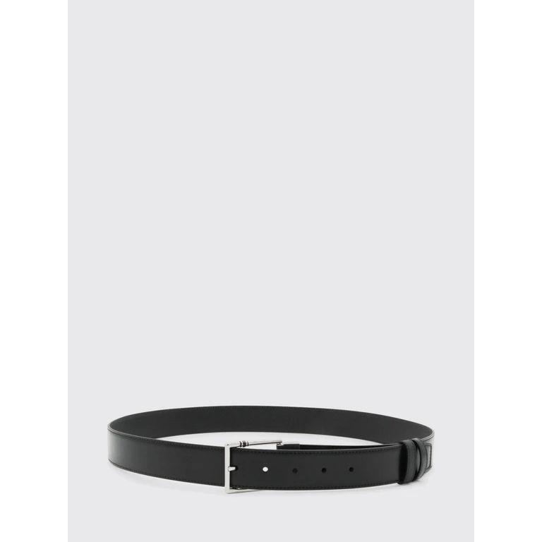 Reversible Bovine Leather Belt with a Classic Pin Buckle (222215BLACK)