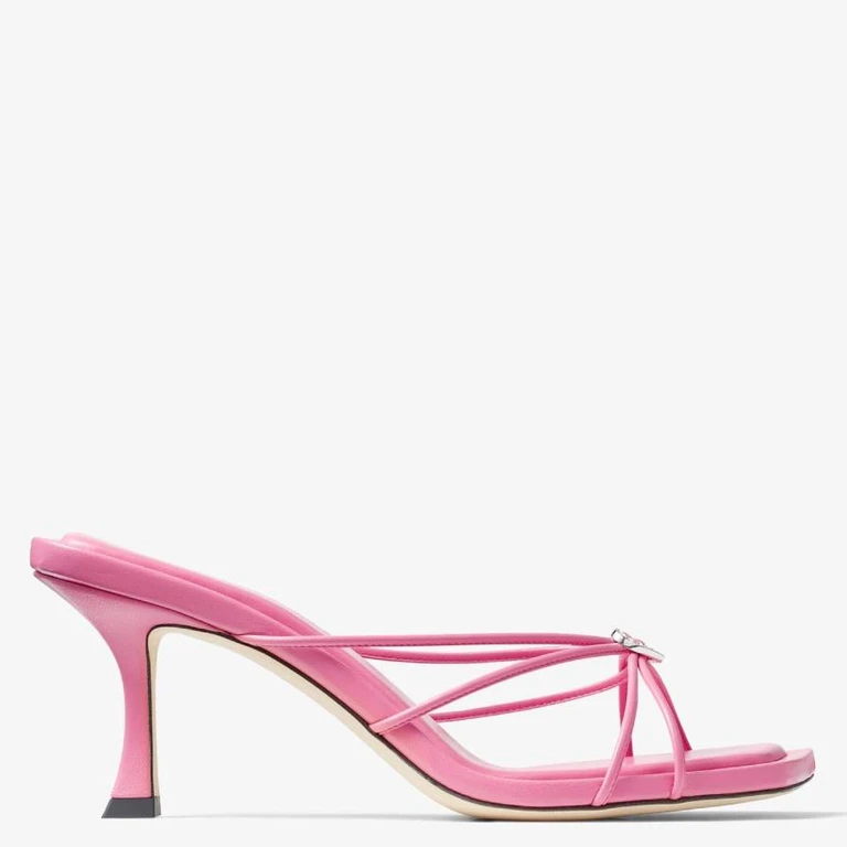 Indiya 70mm Leather Mule Sandals