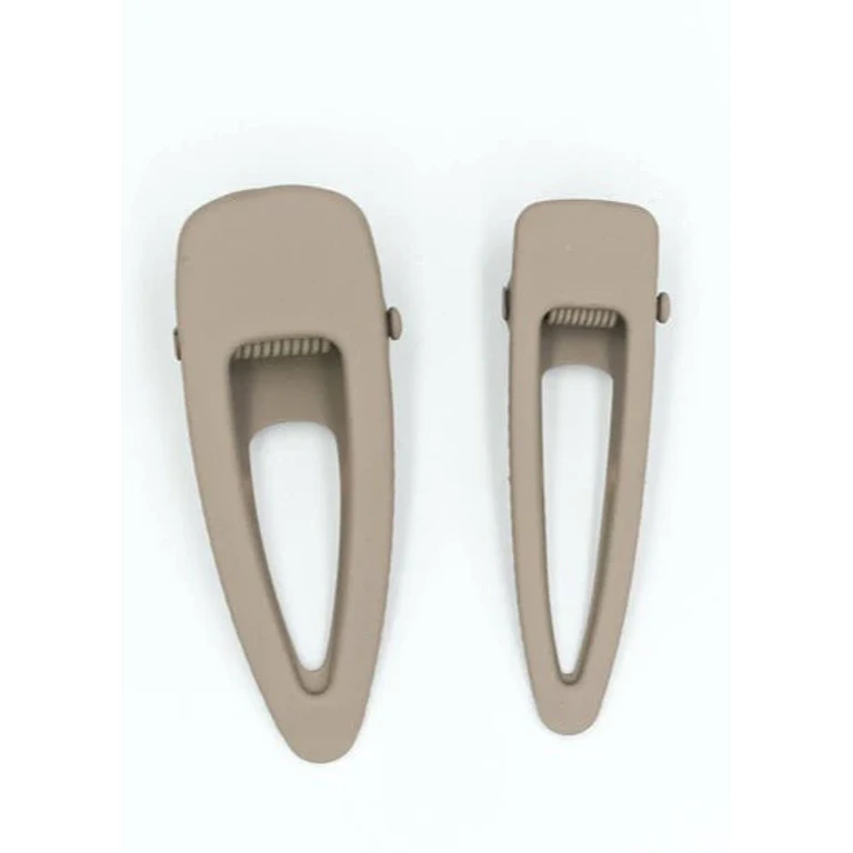 Matte clip set of 2