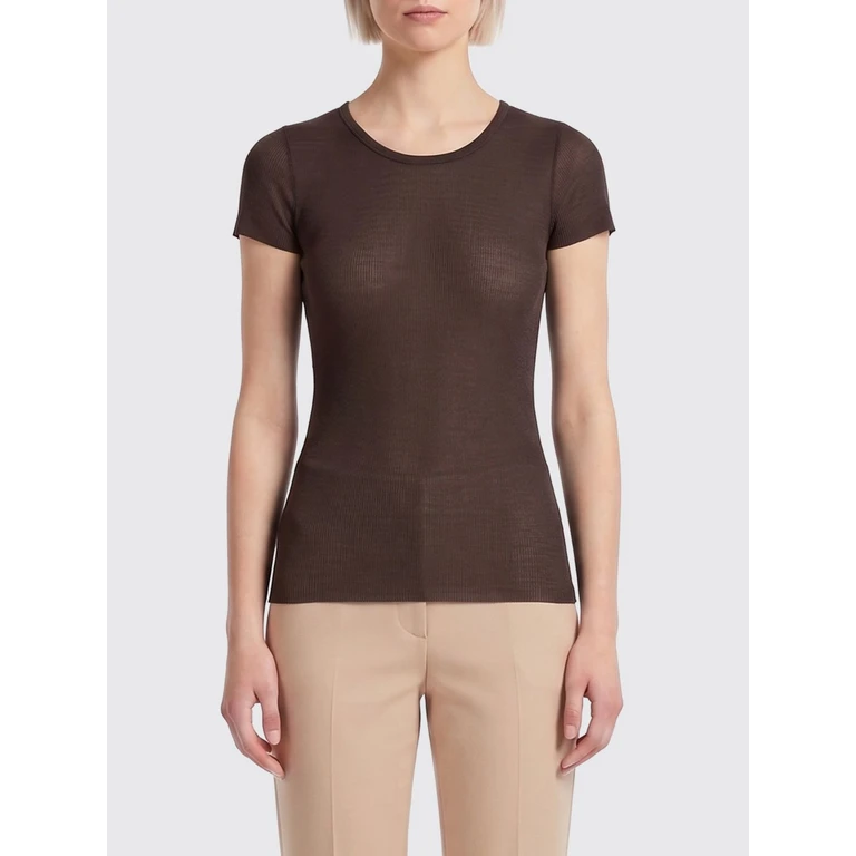 T-Shirt Woman color Brown (261FXA60022MORO)