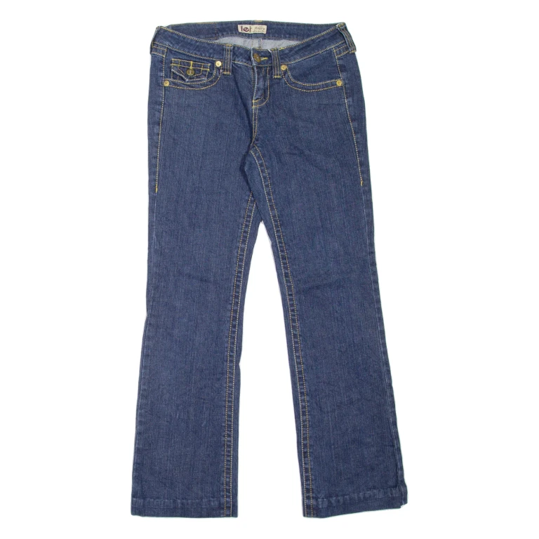 L.E.I Ashley Womens Jeans Blue Regular Bootcut W32 L31