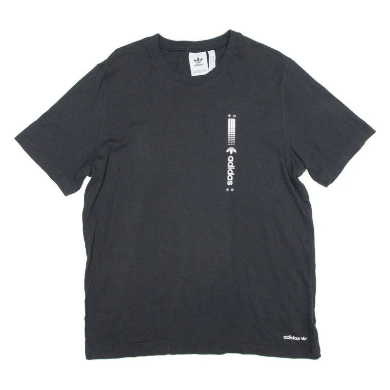 ADIDAS Mens T-Shirt Black M