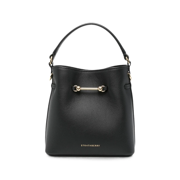 Mini Corda Bucket Leather Tote Bag