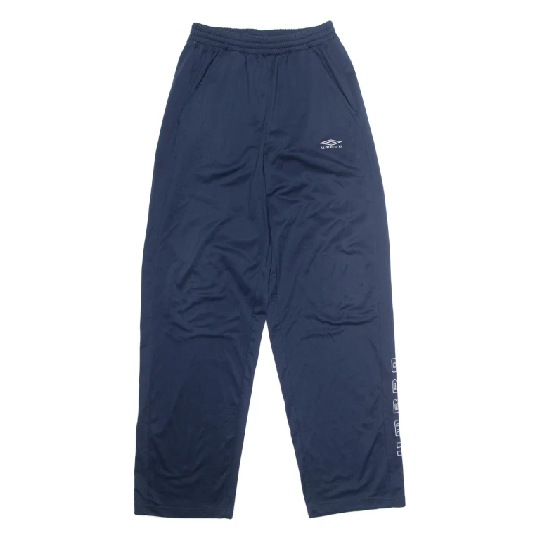 UMBRO Mens Track Pants Blue Straight S W26 L31