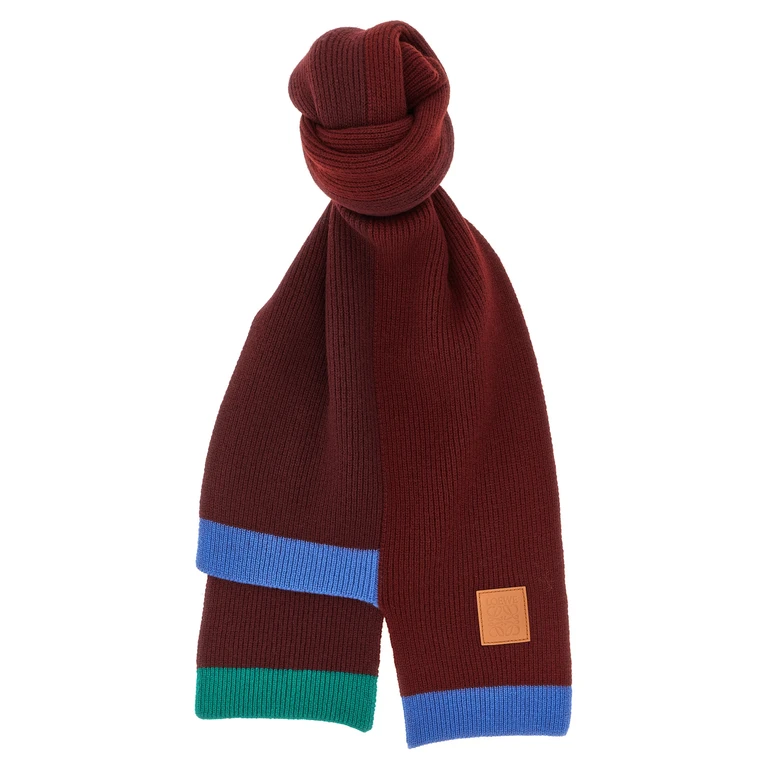 Loewe Multicolor Wool Facemask Accessory - Women