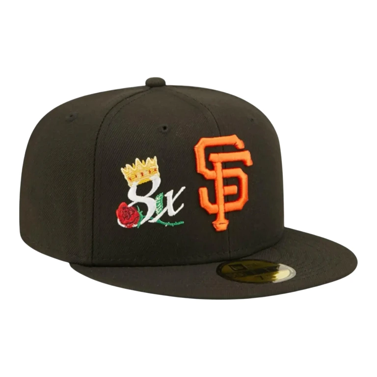 San Francisco Giants Crown Champs WS Men Fitted Hat Black