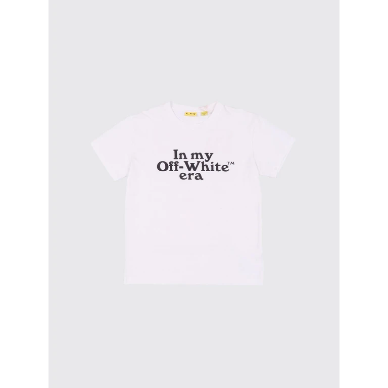 OFF-WHITE KIDS T-Shirt Kids color White (OBAA002S26JER007100)