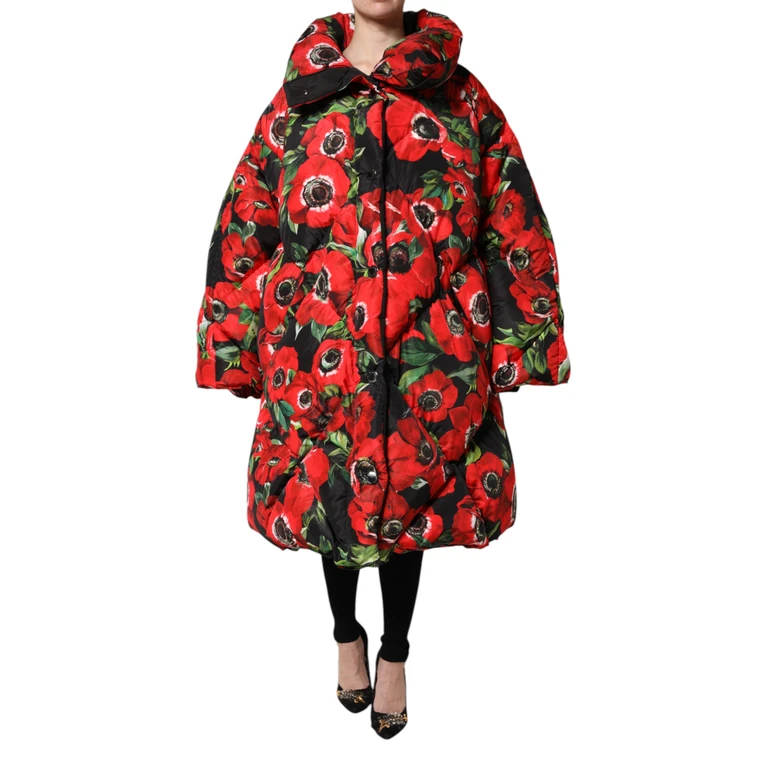 Dolce & Gabbana Multicolor Floral Full Zip Padded Jacket Polyester Clothing - Women
