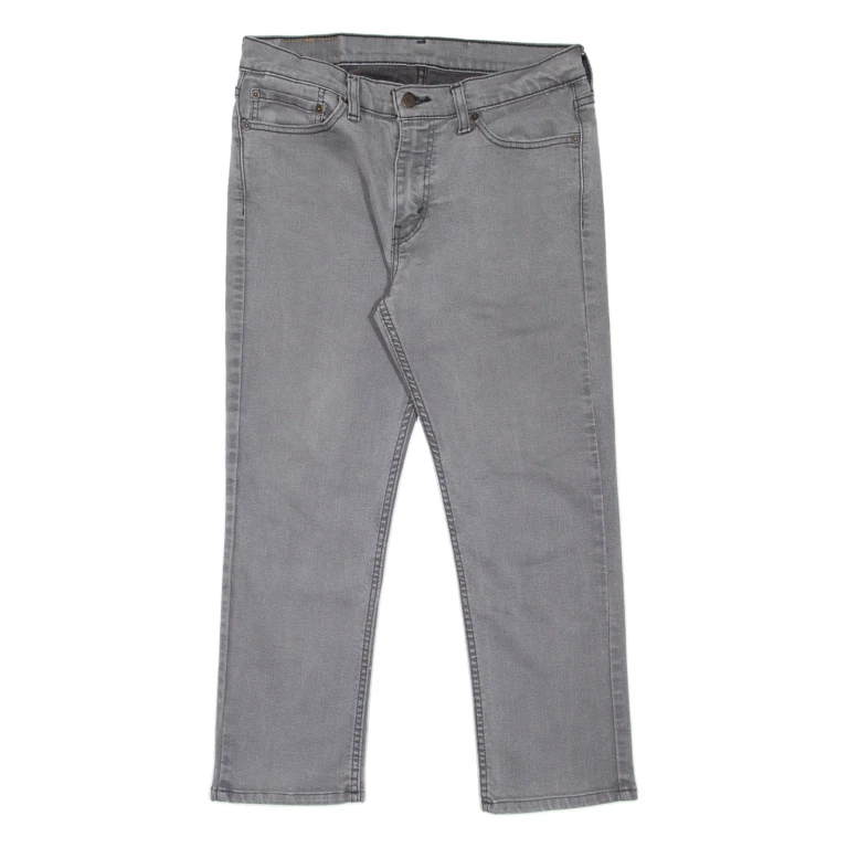 LEVI'S 511 Jeans Mens Grey Slim Straight W31 L24