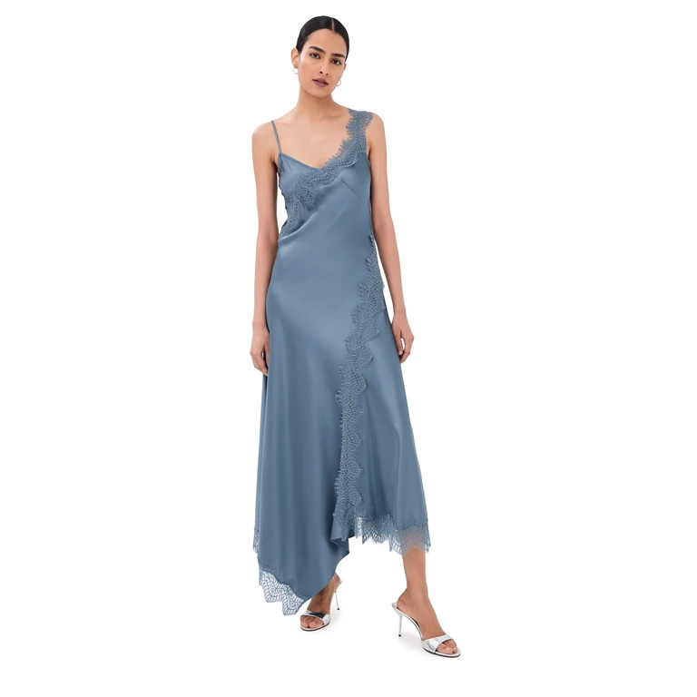 Veronica Beard Vernon Dress Blue Steel 6