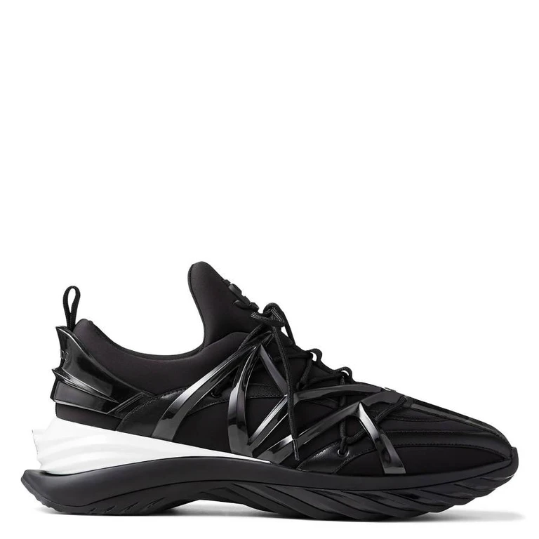 Cosmos/M Neoprene and Leather Trainers