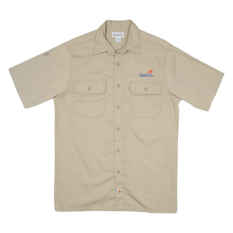 CARHARTT Mens Worker Shirt Beige M