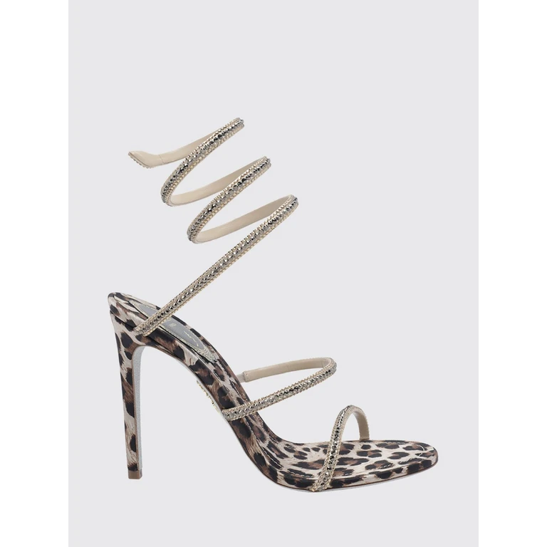 Heeled Sandal Woman color Multicolor (C12899105R001Y450)