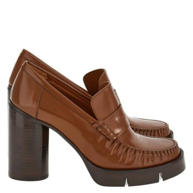 Ferragamo Irina Leather Moccasins, Size 7 C