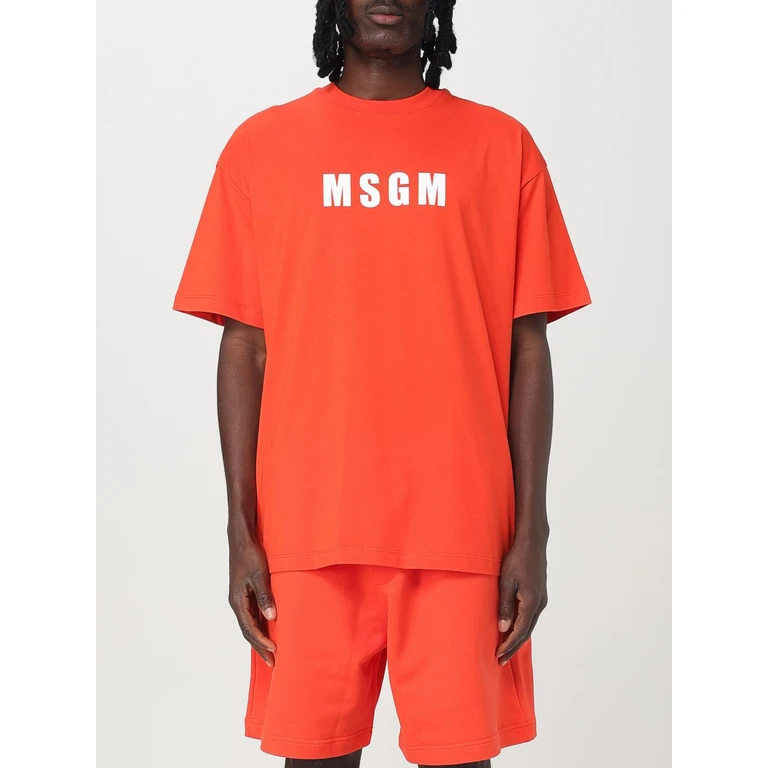 MSGM T-Shirt Men color Red (3840MM10925700217)
