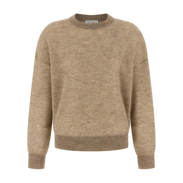Brunello Cucinelli Beige Wool Cardigan Clothing - Women