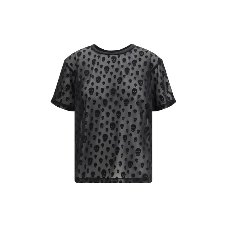 MCQUEEN Top Woman color Black (858610QCAMQ1000)