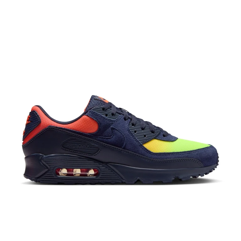 [dm0029-700] Mens Nike Air Max 90 'blackened Blue Lemon'