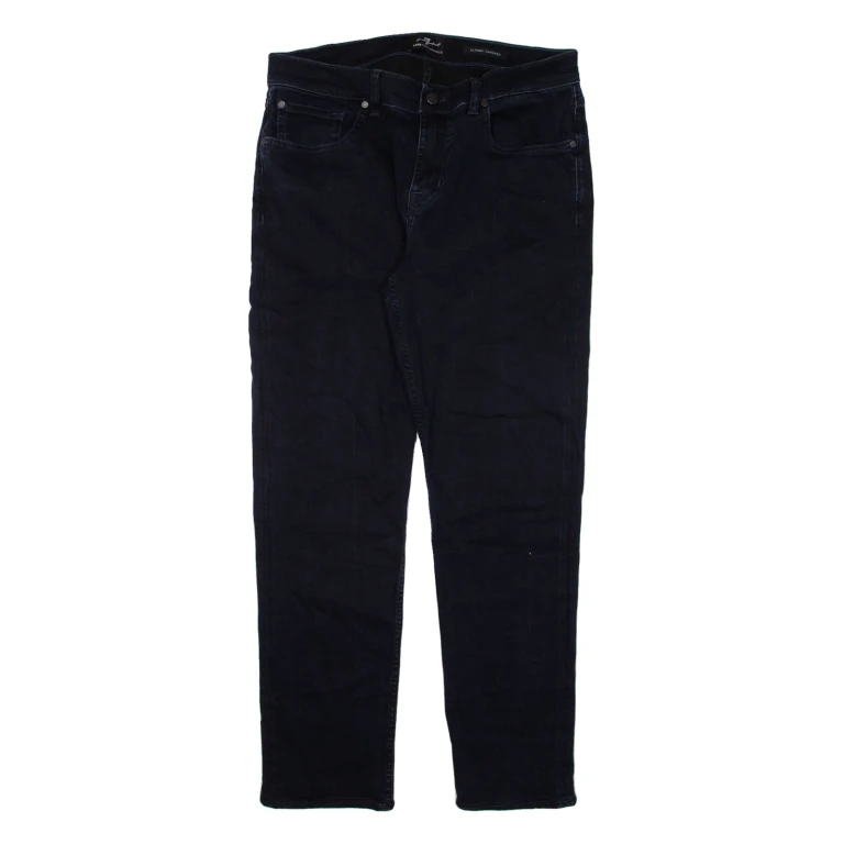 7 FOR ALL MANKIND Womens Jeans Blue Slim Tapered W34 L28