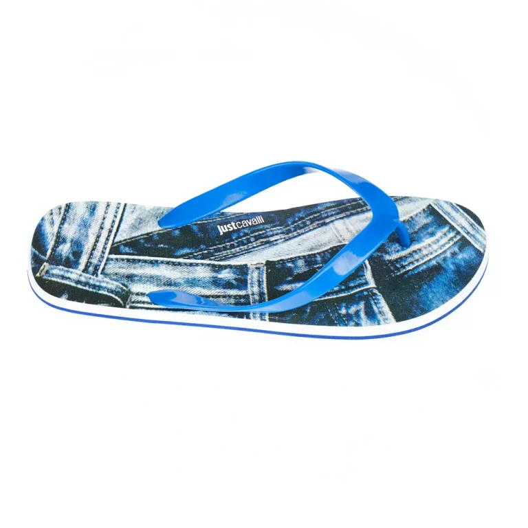 Just Cavalli Light Blue Eva Men Sandal - Men