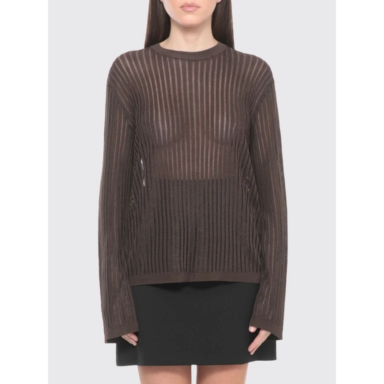 LOULOU DE SAISON Sweater Woman color Brown (HEDORABROWN)