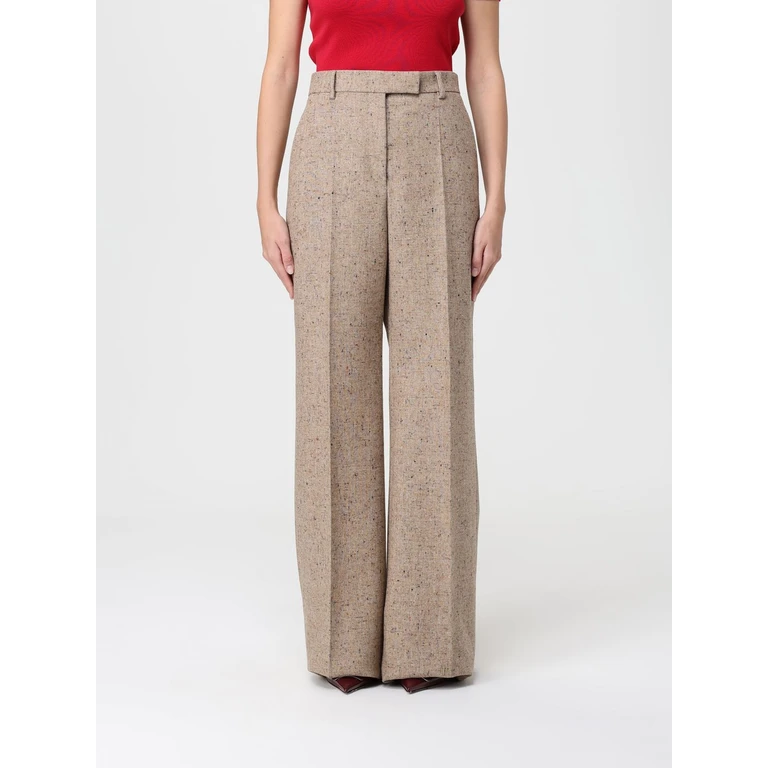 Pants Woman color Ivory (7B0RB6S09RTE83)