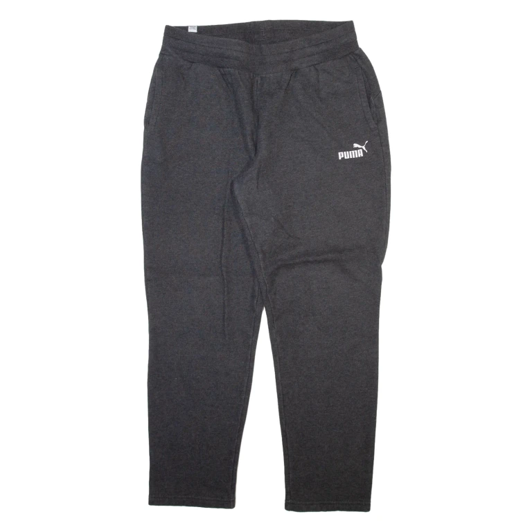 PUMA Mens Joggers Grey Tapered M W30 L27