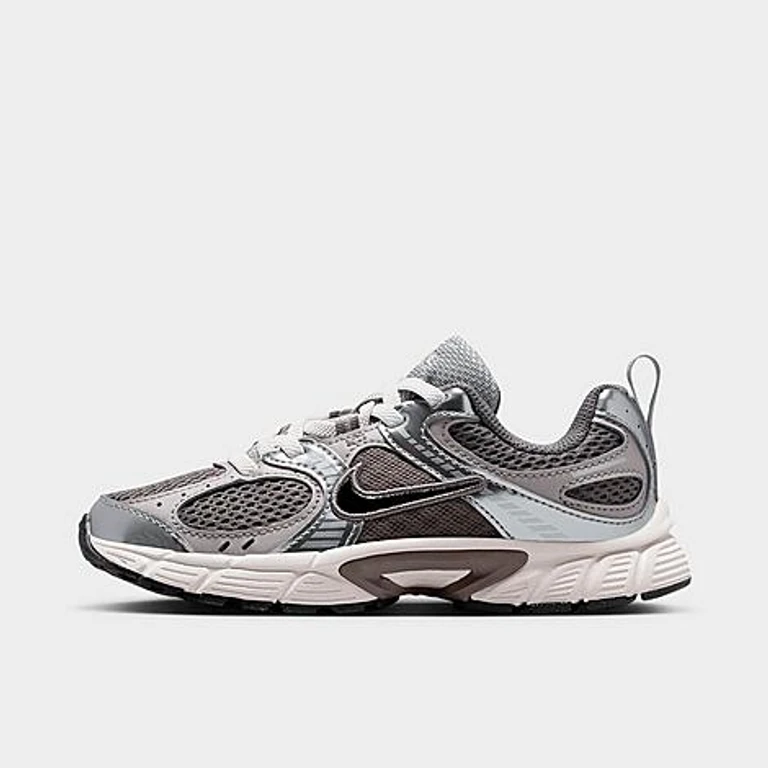 Little Kids V5 RNR Stretch Lace Casual Shoes in Cave Stone/College Grey/Vast Grey Size: 1.0