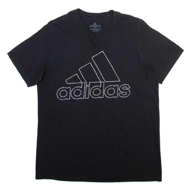 ADIDAS Mens T-Shirt Black M