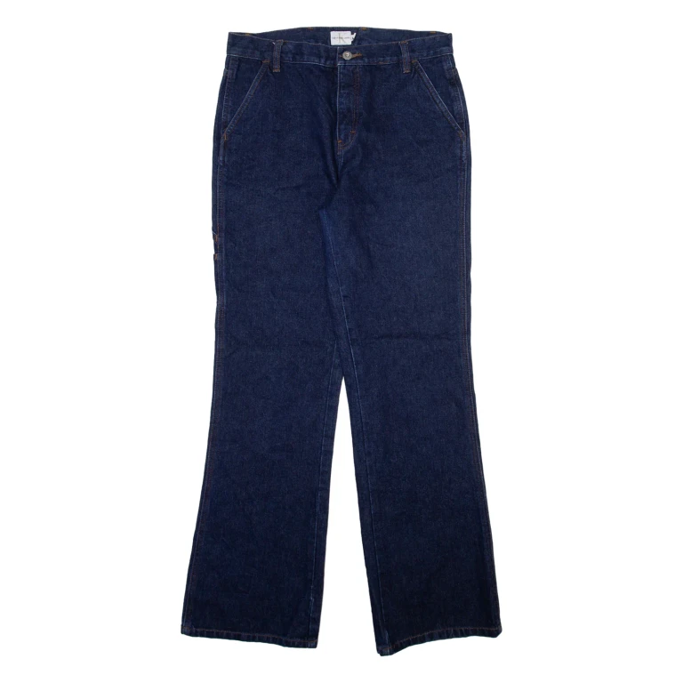 CALVIN KLEIN JEANS Womens Jeans Blue Regular Bootcut W30 L30