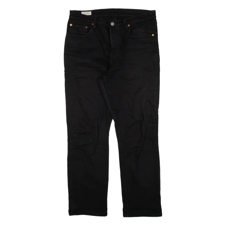 LEVI'S 501 BIG E Jeans Womens Black Regular Straight W32 L28