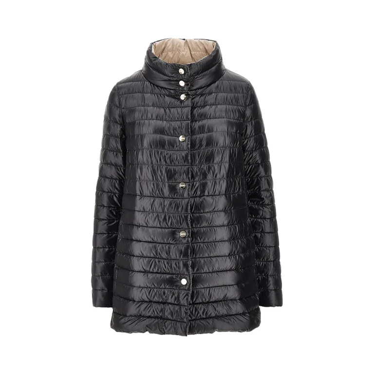 HERNO Reversible nylon down jacket Woman 42
