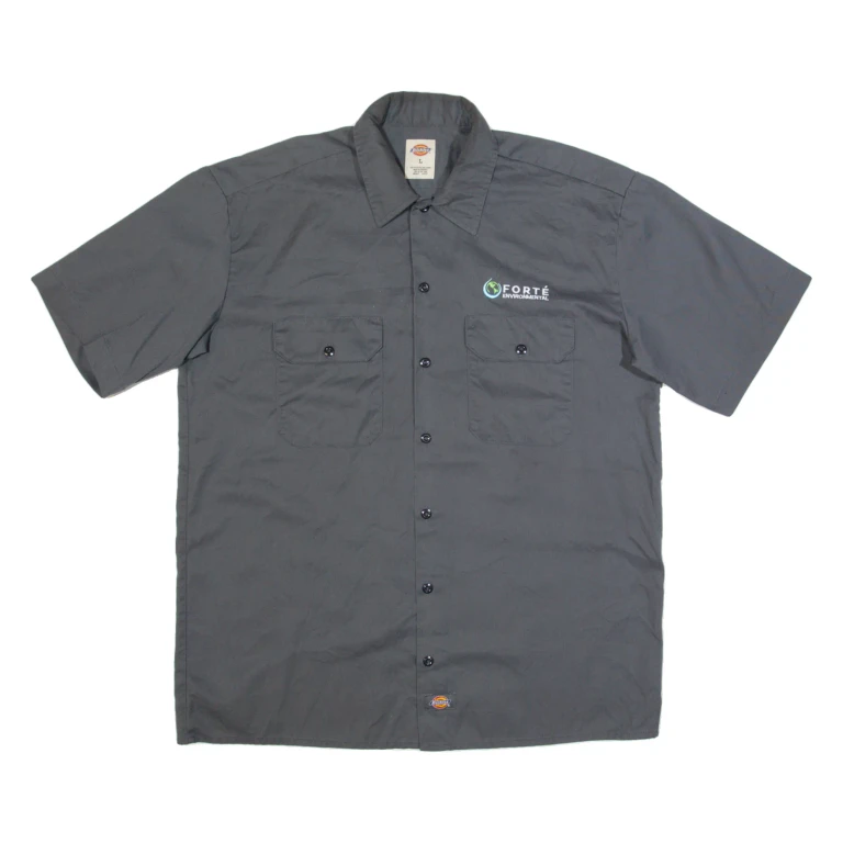 DICKIES Mens Worker Shirt Black L