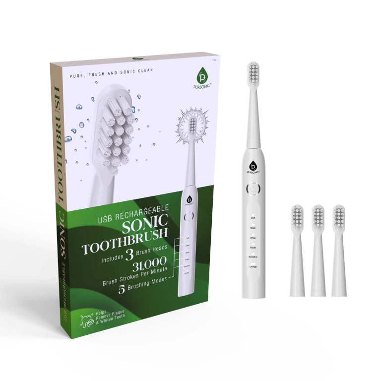 USB Rechargeable Electric Toothbrush - Advanced Cleaning for a Healthier Smile!