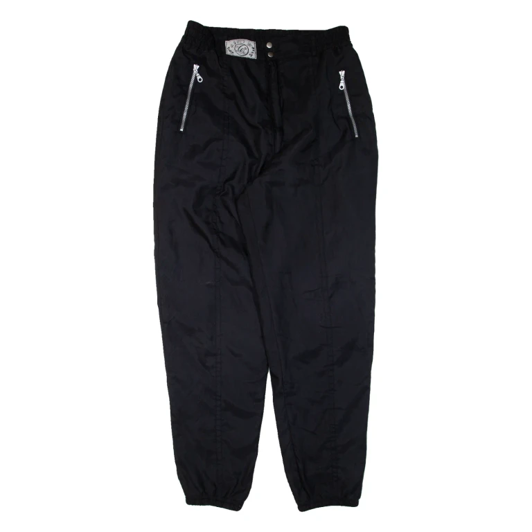 Insulated Womens Trousers Black Relaxed Tapered W29 L29