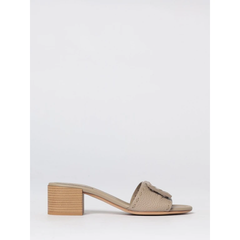 Heeled Sandal Woman color Dove Grey (8R8862AQY2F1MXM)