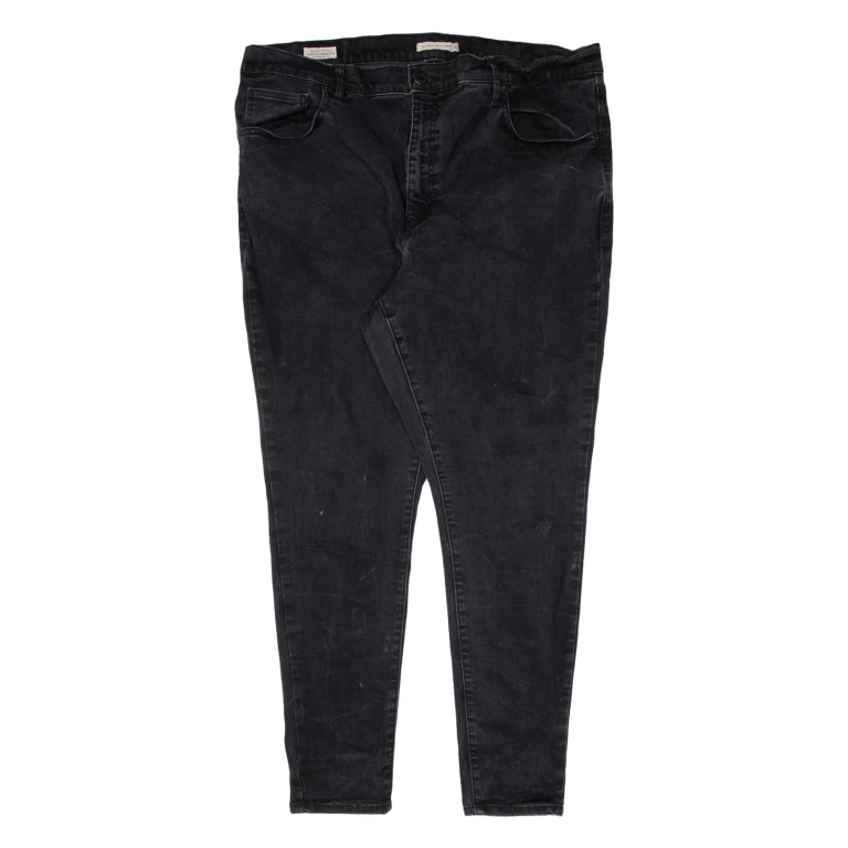 LEVI'S Mile High BIG E Womens Jeans Black Slim Skinny W30 L27